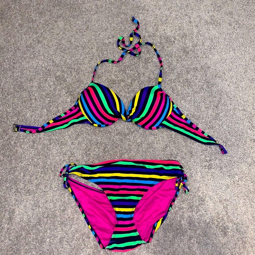 Colorful Striped bikini